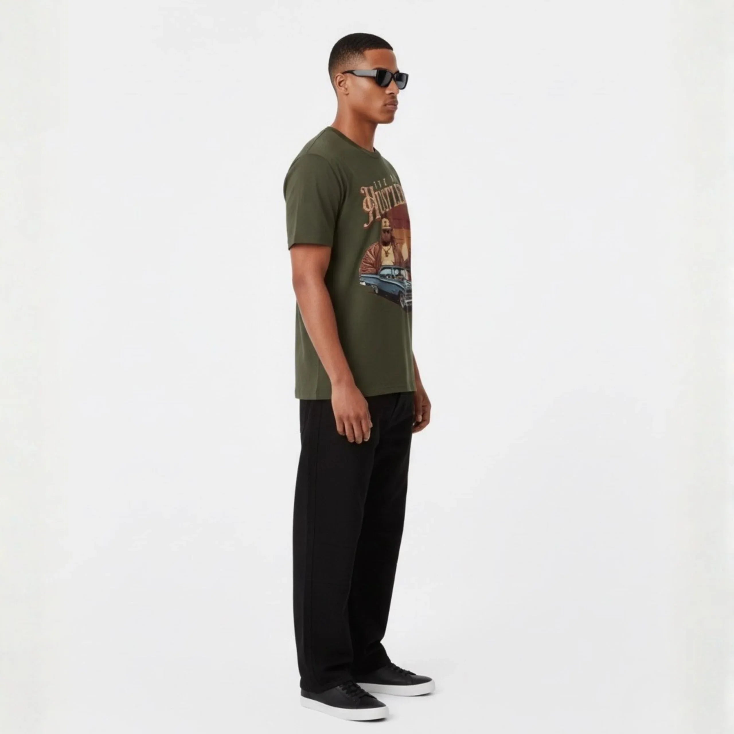The Big Hustlers Retro Tee - Cornus Fashion