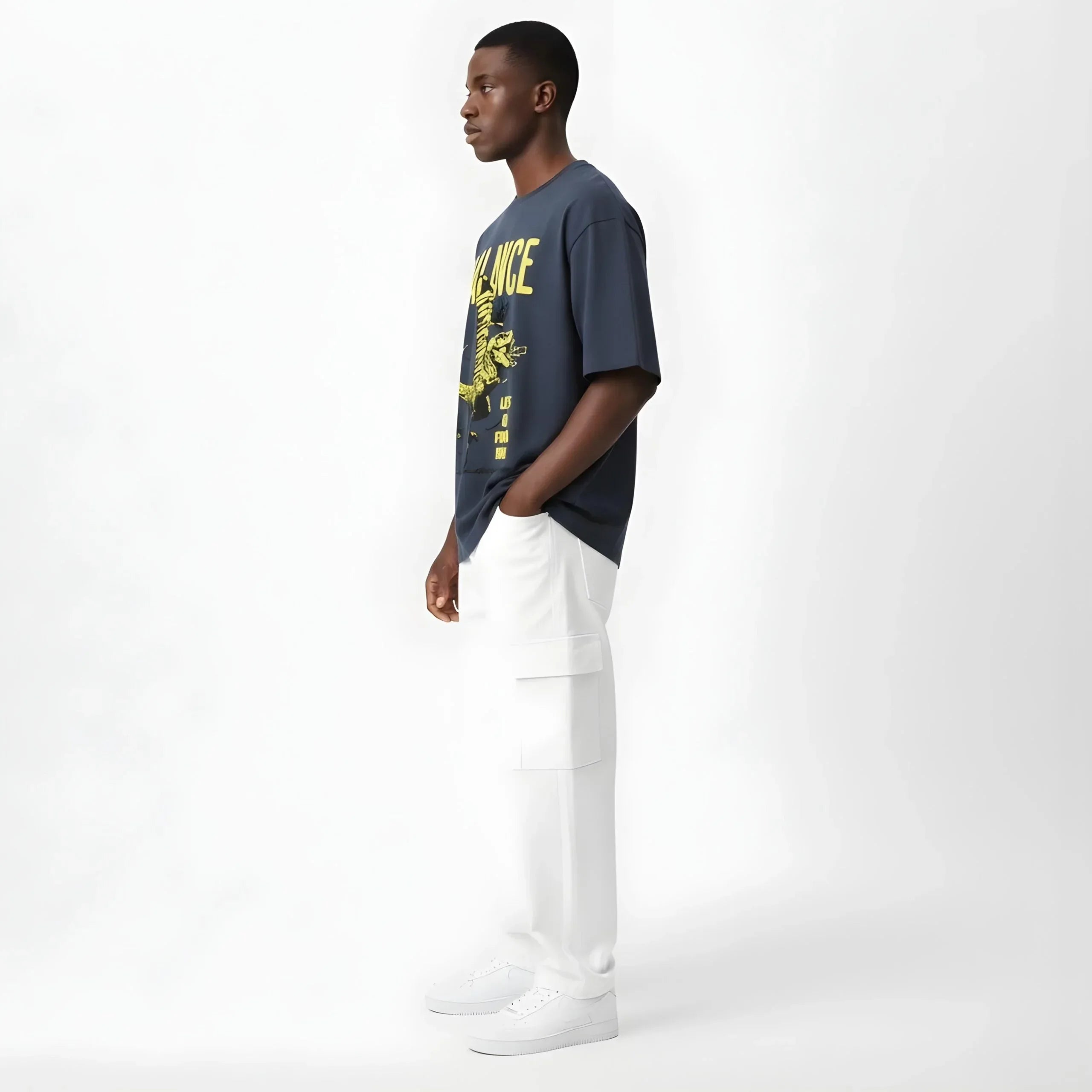 BALANCE Oversized Graphic Tee - Cornus Fashion